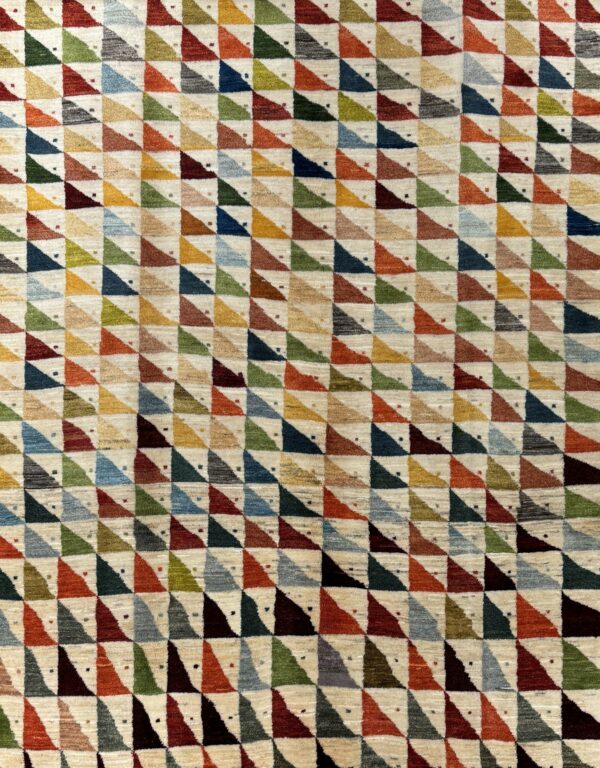 Zollanvari# 10110751 Super Fine Gabbeh Ghashga'i meets Bauhaus SoFarSoNear Studio Milan 193 x 154 cm